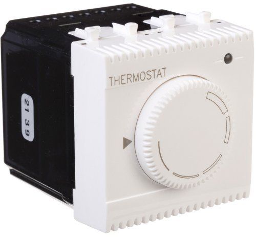 Терморегулятор механический с датчиком модульный DKC Avanti 2 мод. 0С +30С белое облако картинка